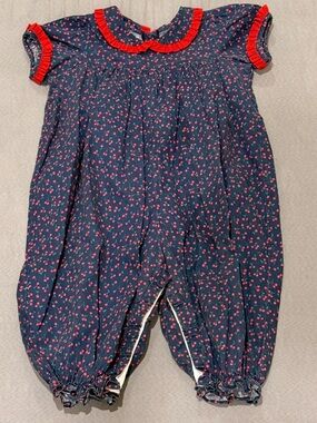 James and Lottie cherry romper